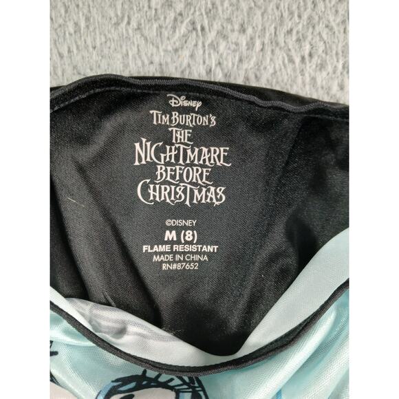 The Nightmare Before Christmas Dress Girls Medium Kids Long Sally Halloween NWT - Picture 2 of 8